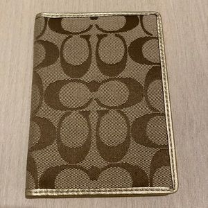 Coach passport cover